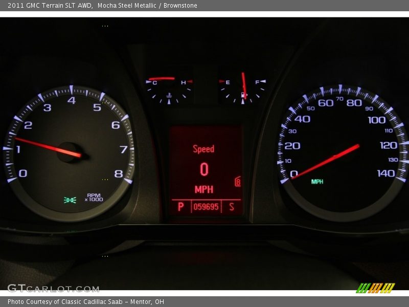 Mocha Steel Metallic / Brownstone 2011 GMC Terrain SLT AWD