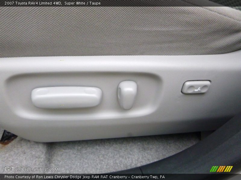 Super White / Taupe 2007 Toyota RAV4 Limited 4WD