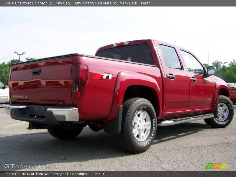 Dark Cherry Red Metallic / Very Dark Pewter 2004 Chevrolet Colorado LS Crew Cab