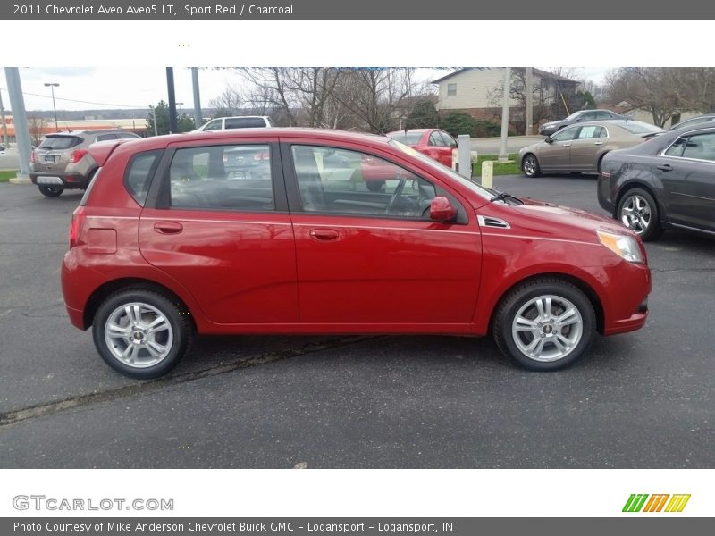Sport Red / Charcoal 2011 Chevrolet Aveo Aveo5 LT