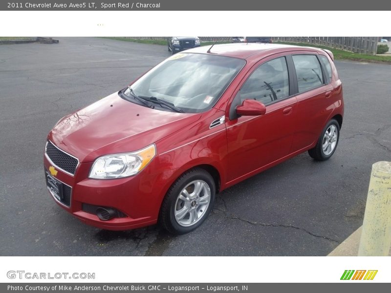 Sport Red / Charcoal 2011 Chevrolet Aveo Aveo5 LT