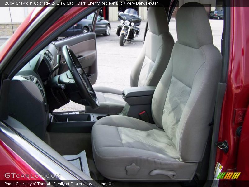 Dark Cherry Red Metallic / Very Dark Pewter 2004 Chevrolet Colorado LS Crew Cab