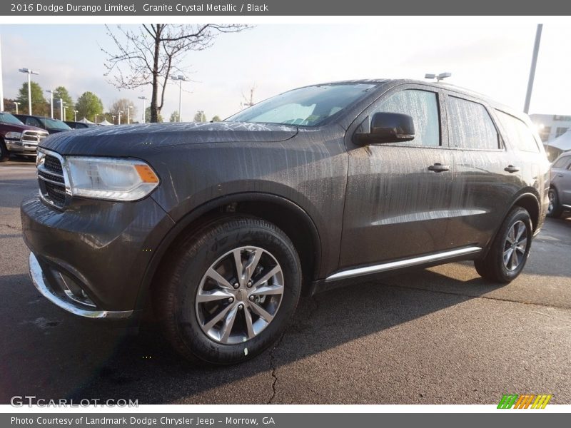 Granite Crystal Metallic / Black 2016 Dodge Durango Limited