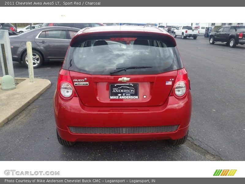 Sport Red / Charcoal 2011 Chevrolet Aveo Aveo5 LT