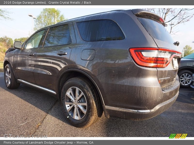 Granite Crystal Metallic / Black 2016 Dodge Durango Limited