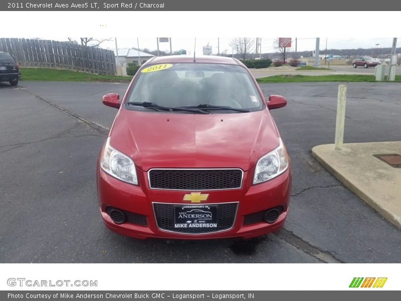Sport Red / Charcoal 2011 Chevrolet Aveo Aveo5 LT