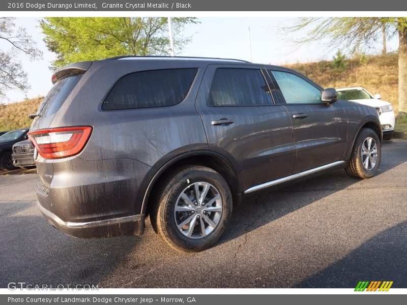 Granite Crystal Metallic / Black 2016 Dodge Durango Limited