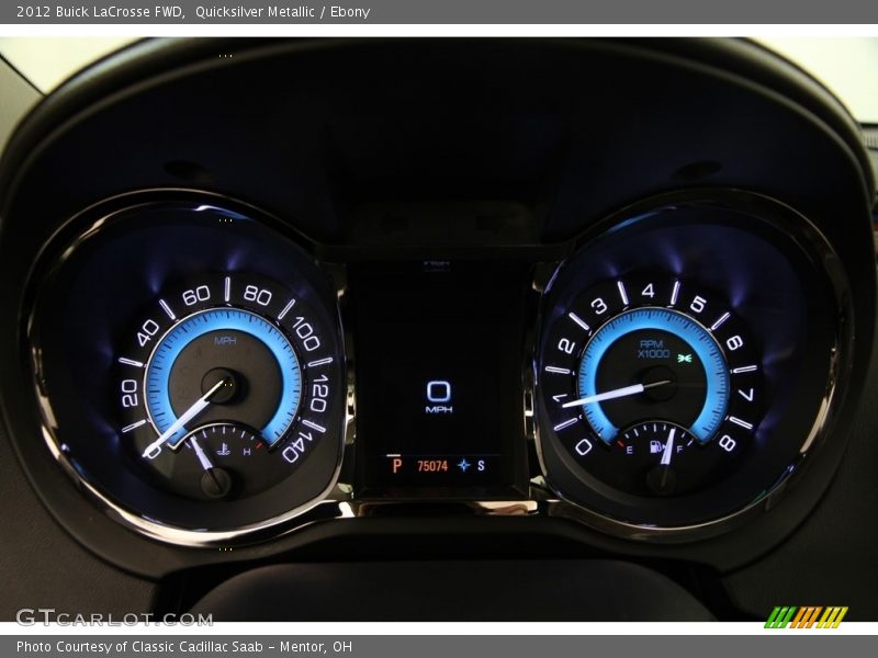 Quicksilver Metallic / Ebony 2012 Buick LaCrosse FWD