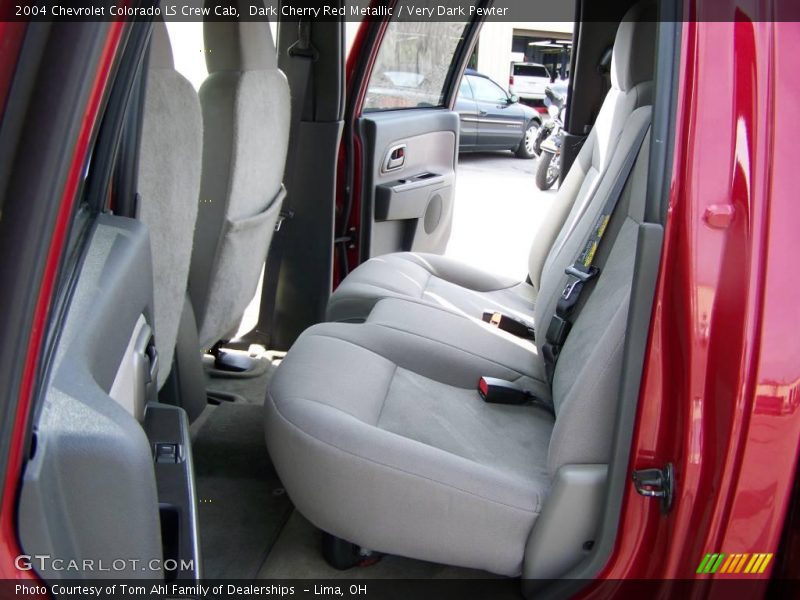 Dark Cherry Red Metallic / Very Dark Pewter 2004 Chevrolet Colorado LS Crew Cab