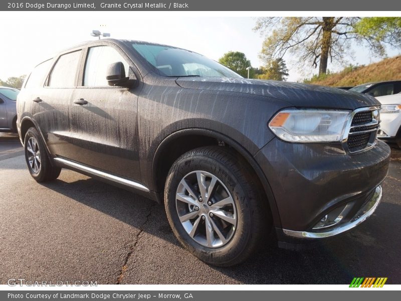 Granite Crystal Metallic / Black 2016 Dodge Durango Limited