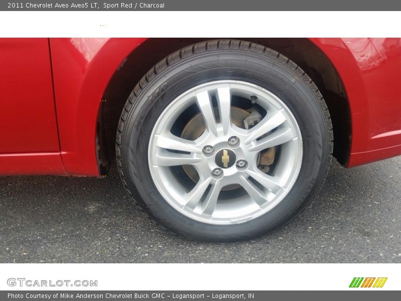 Sport Red / Charcoal 2011 Chevrolet Aveo Aveo5 LT
