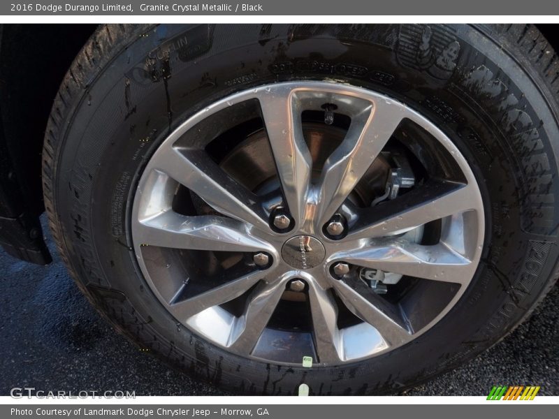 Granite Crystal Metallic / Black 2016 Dodge Durango Limited