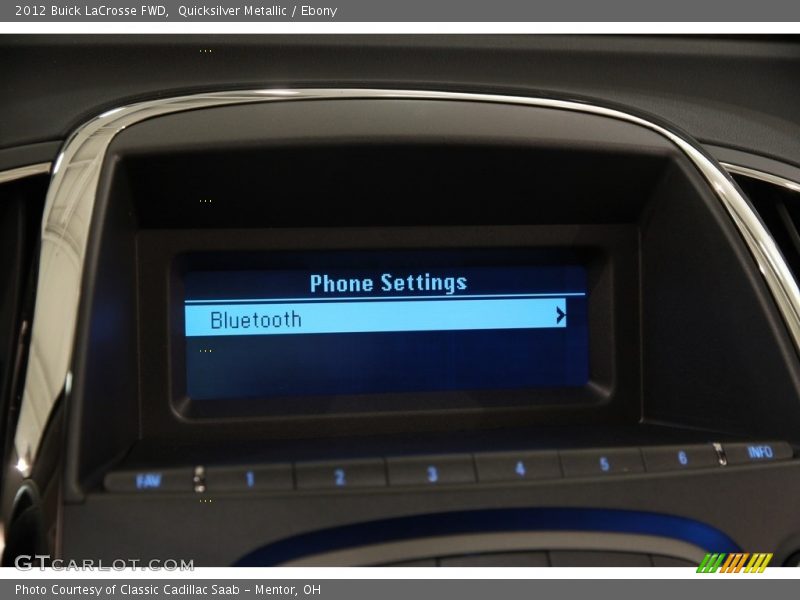 Quicksilver Metallic / Ebony 2012 Buick LaCrosse FWD
