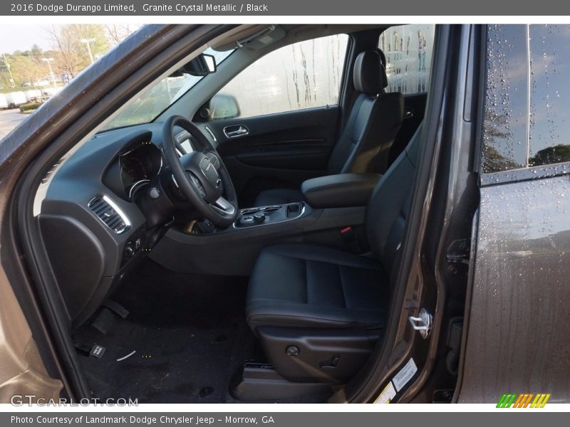Granite Crystal Metallic / Black 2016 Dodge Durango Limited