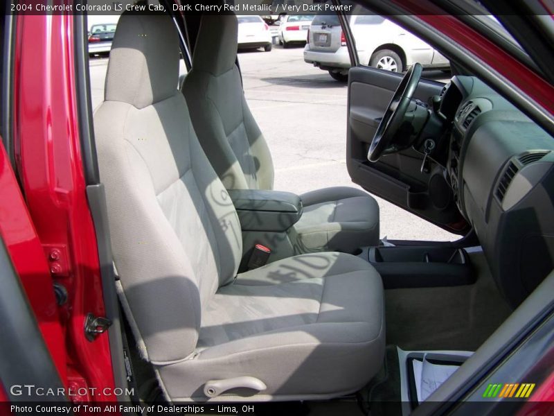 Dark Cherry Red Metallic / Very Dark Pewter 2004 Chevrolet Colorado LS Crew Cab