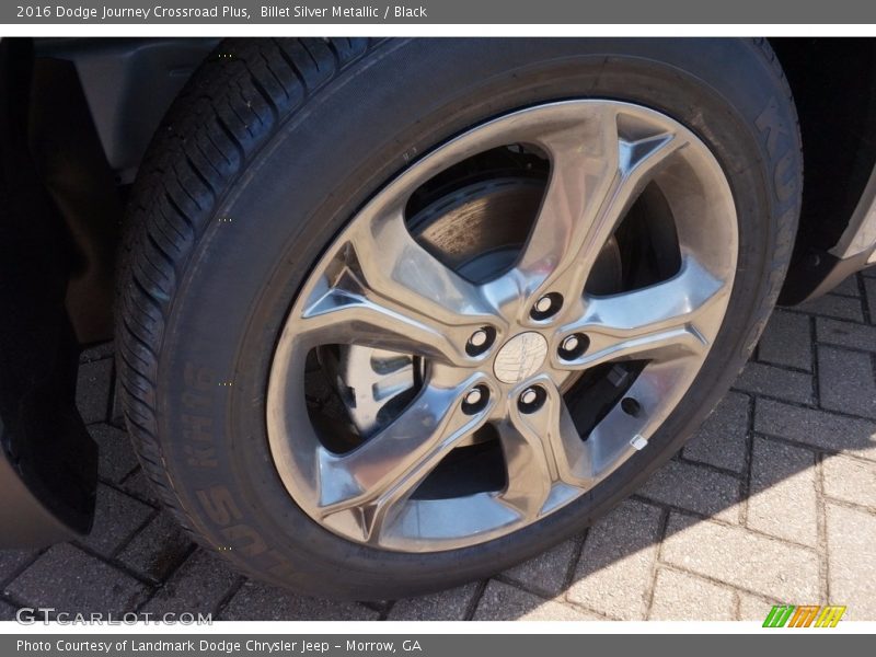 Billet Silver Metallic / Black 2016 Dodge Journey Crossroad Plus