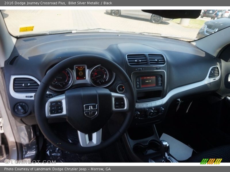 Billet Silver Metallic / Black 2016 Dodge Journey Crossroad Plus