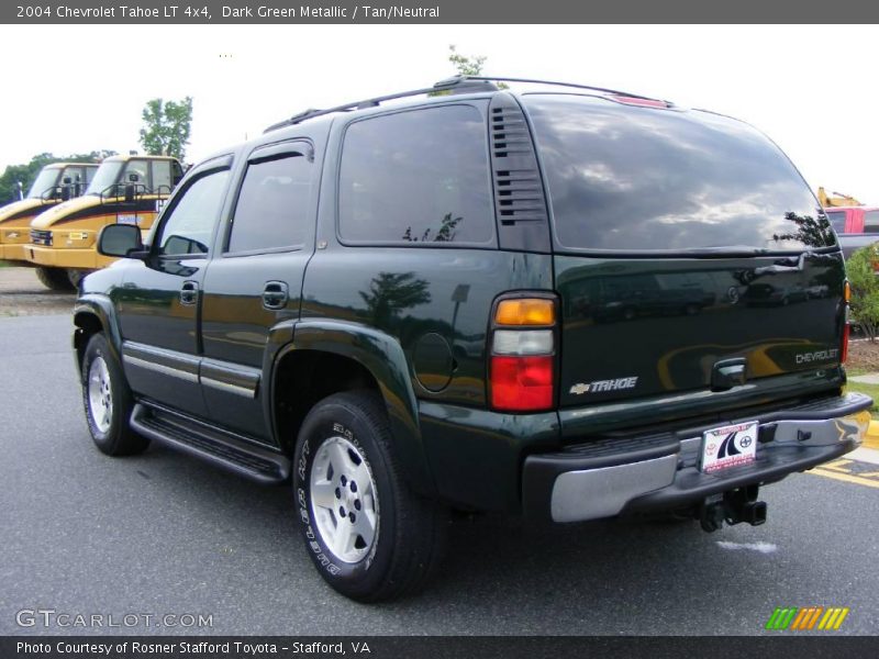 Dark Green Metallic / Tan/Neutral 2004 Chevrolet Tahoe LT 4x4