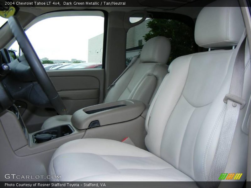 Dark Green Metallic / Tan/Neutral 2004 Chevrolet Tahoe LT 4x4