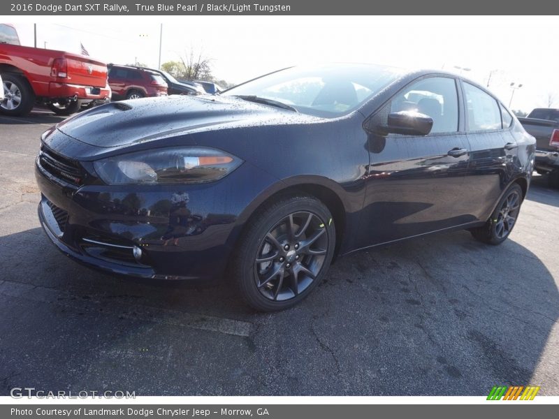 True Blue Pearl / Black/Light Tungsten 2016 Dodge Dart SXT Rallye