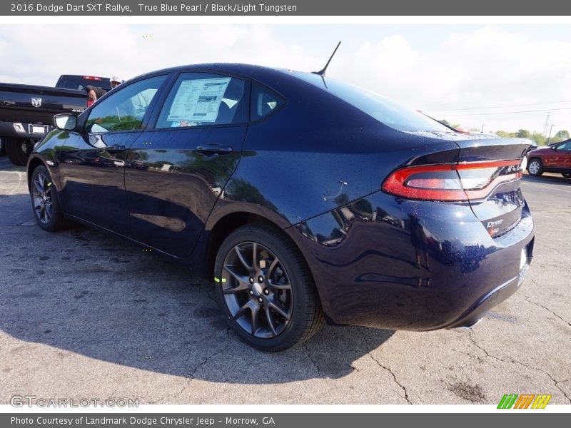 True Blue Pearl / Black/Light Tungsten 2016 Dodge Dart SXT Rallye