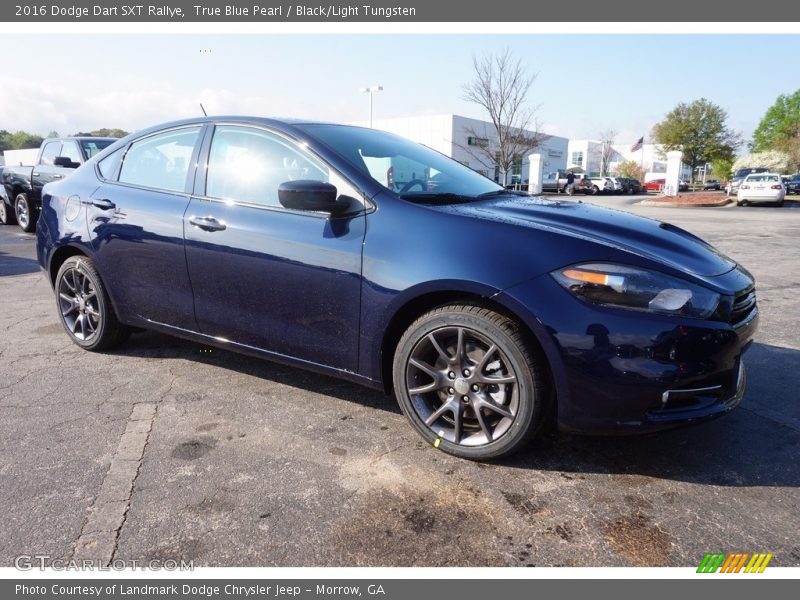 True Blue Pearl / Black/Light Tungsten 2016 Dodge Dart SXT Rallye