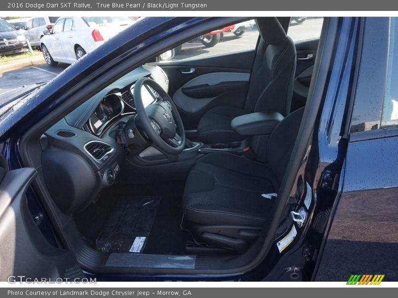 True Blue Pearl / Black/Light Tungsten 2016 Dodge Dart SXT Rallye