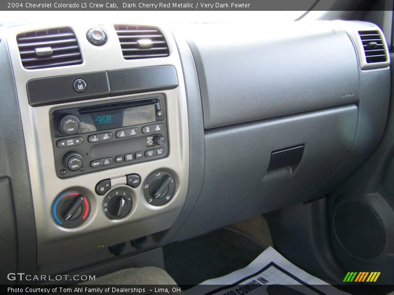 Dark Cherry Red Metallic / Very Dark Pewter 2004 Chevrolet Colorado LS Crew Cab