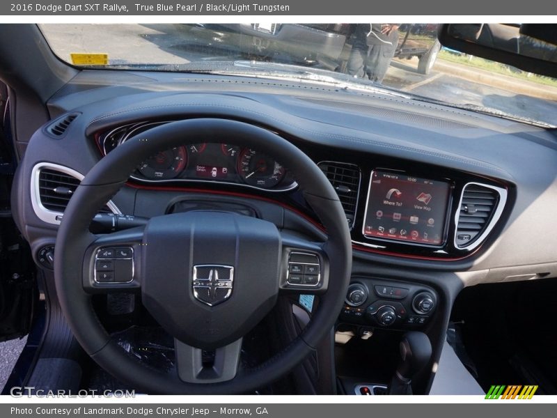 True Blue Pearl / Black/Light Tungsten 2016 Dodge Dart SXT Rallye