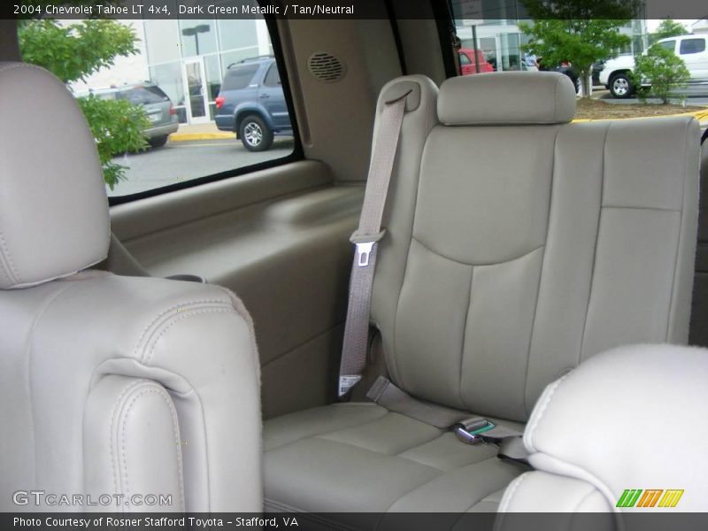 Dark Green Metallic / Tan/Neutral 2004 Chevrolet Tahoe LT 4x4