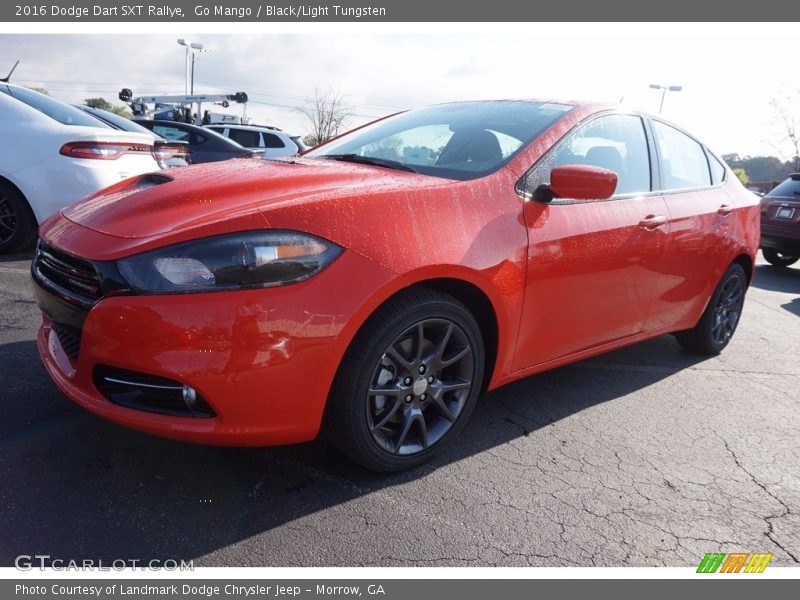 Go Mango / Black/Light Tungsten 2016 Dodge Dart SXT Rallye