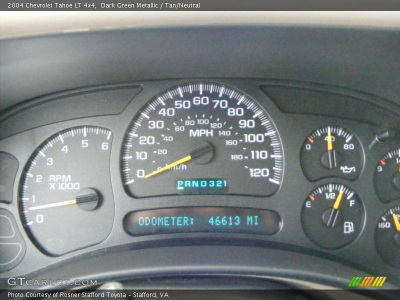 Dark Green Metallic / Tan/Neutral 2004 Chevrolet Tahoe LT 4x4