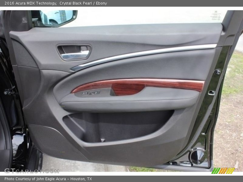 Crystal Black Pearl / Ebony 2016 Acura MDX Technology