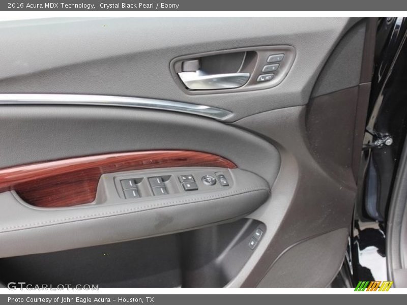 Crystal Black Pearl / Ebony 2016 Acura MDX Technology