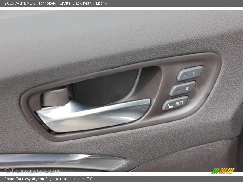 Crystal Black Pearl / Ebony 2016 Acura MDX Technology
