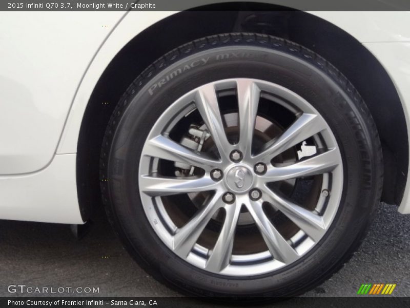 Moonlight White / Graphite 2015 Infiniti Q70 3.7