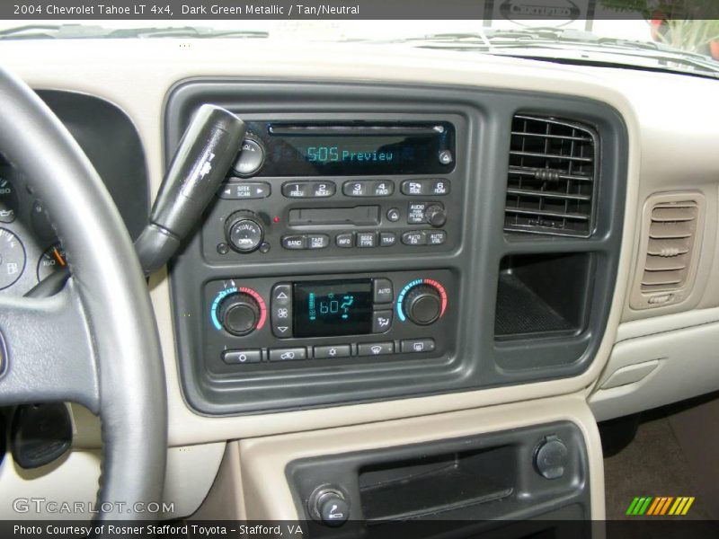 Dark Green Metallic / Tan/Neutral 2004 Chevrolet Tahoe LT 4x4