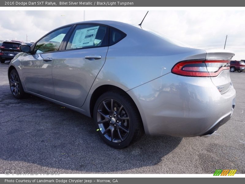 Billet Silver Metallic / Black/Light Tungsten 2016 Dodge Dart SXT Rallye
