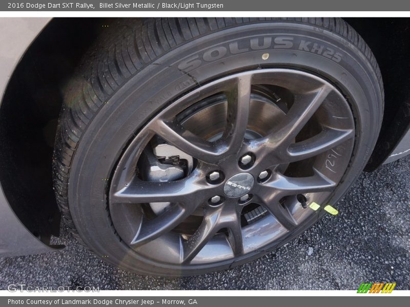 Billet Silver Metallic / Black/Light Tungsten 2016 Dodge Dart SXT Rallye