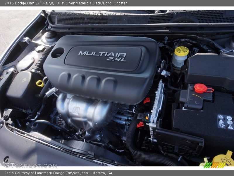 Billet Silver Metallic / Black/Light Tungsten 2016 Dodge Dart SXT Rallye