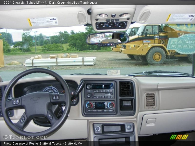 Dark Green Metallic / Tan/Neutral 2004 Chevrolet Tahoe LT 4x4