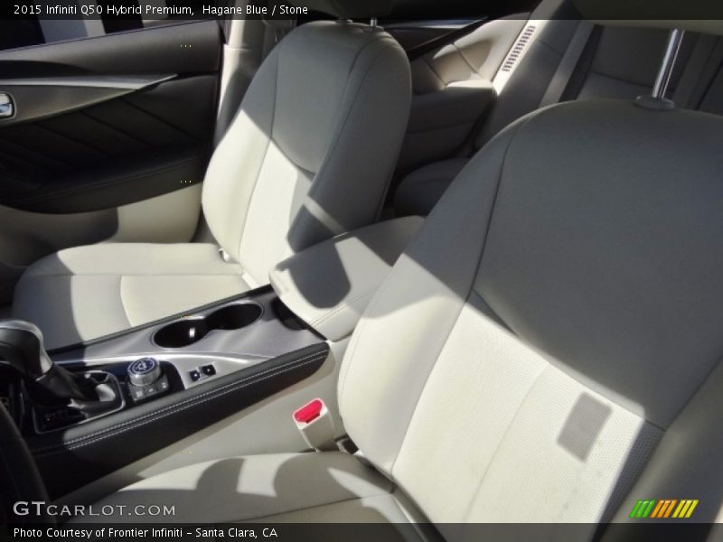 Hagane Blue / Stone 2015 Infiniti Q50 Hybrid Premium