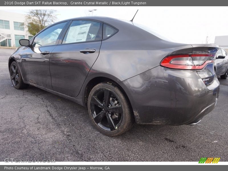 Granite Crystal Metallic / Black/Light Tungsten 2016 Dodge Dart SXT Rallye Blacktop