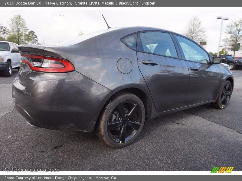Granite Crystal Metallic / Black/Light Tungsten 2016 Dodge Dart SXT Rallye Blacktop