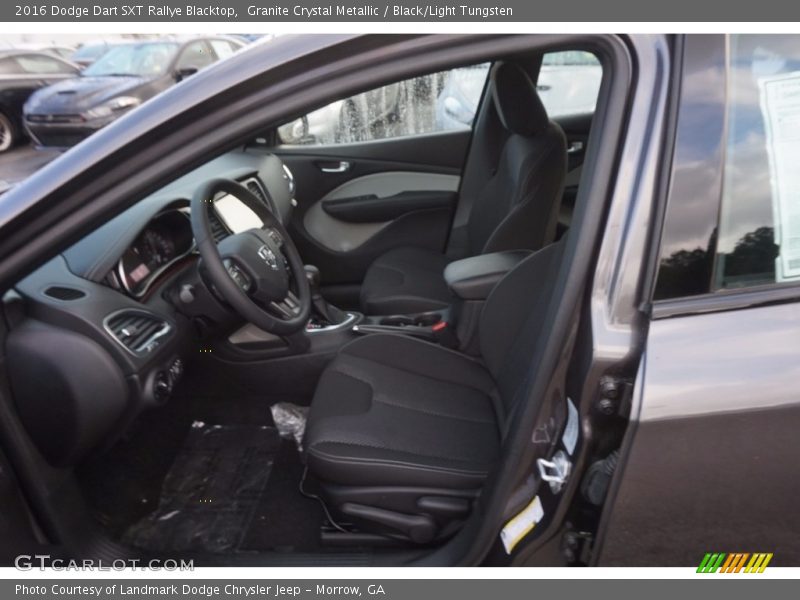 Granite Crystal Metallic / Black/Light Tungsten 2016 Dodge Dart SXT Rallye Blacktop