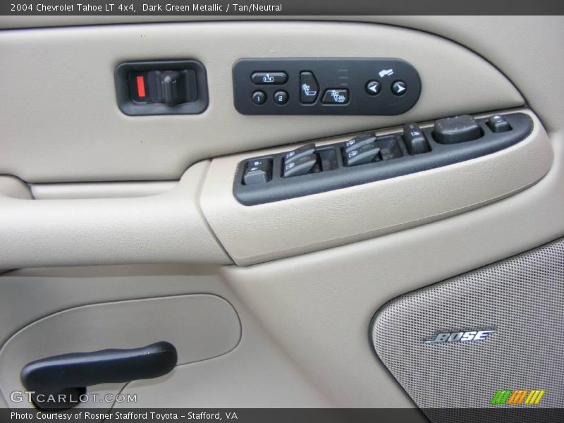 Dark Green Metallic / Tan/Neutral 2004 Chevrolet Tahoe LT 4x4