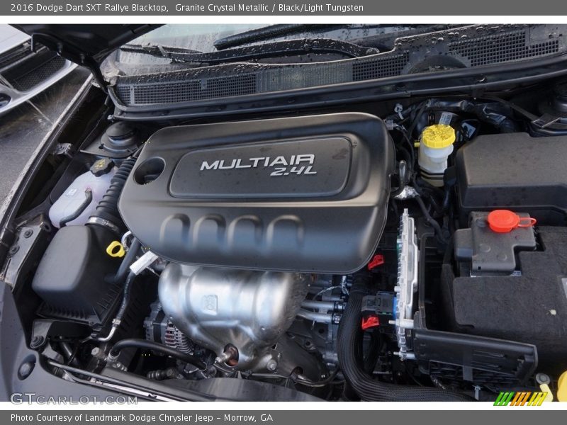 Granite Crystal Metallic / Black/Light Tungsten 2016 Dodge Dart SXT Rallye Blacktop