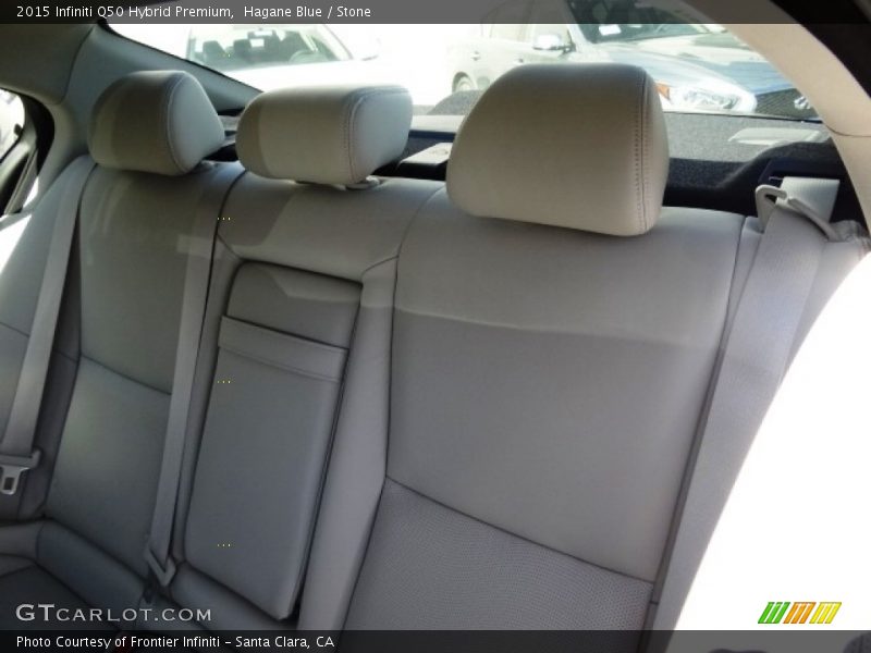 Hagane Blue / Stone 2015 Infiniti Q50 Hybrid Premium