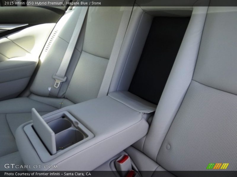 Hagane Blue / Stone 2015 Infiniti Q50 Hybrid Premium