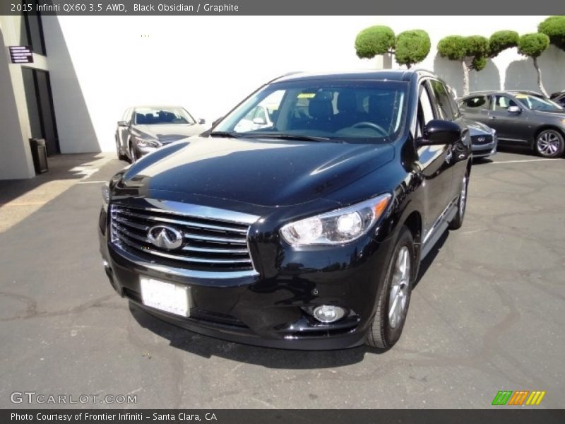 Black Obsidian / Graphite 2015 Infiniti QX60 3.5 AWD